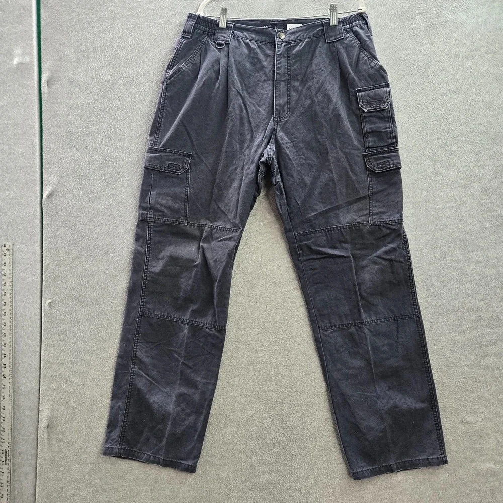 5.11 Tactical‎ Men Pants 38x34 Gray Cargo Pockets Canvas Work